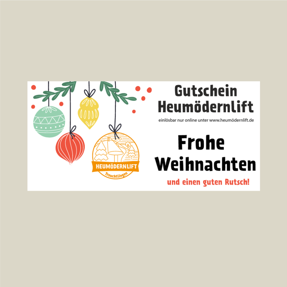 Wertgutschein Weihnachten